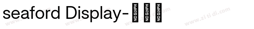 seaford Display字体转换